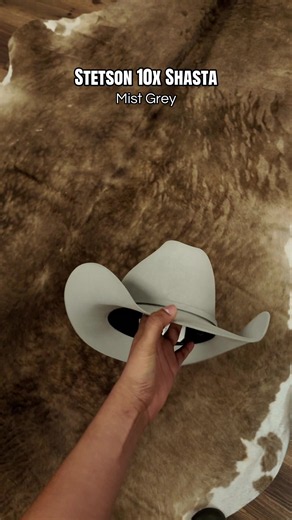 Stetson Shasta calidad 10x ahora disponible en Mist Grey!🔥 Horma Malboro 🙂‍↕️ Ordena La tuya al 910.596.7393 #stetson #felthat