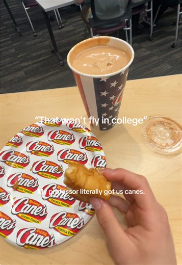 Experience College Dining: Cane's Sauce Cup Surprise