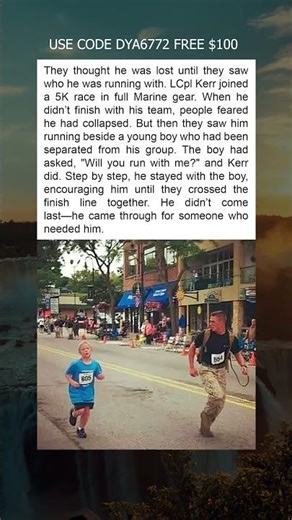 When Heroes Lift Each Other: LCpl Kerr's Heartwarming 5K Victory