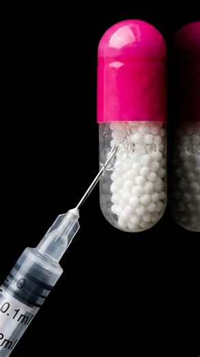 Water Drop Inject Into Capsule Closeup ASMR #asmr #relaxing #satisfying