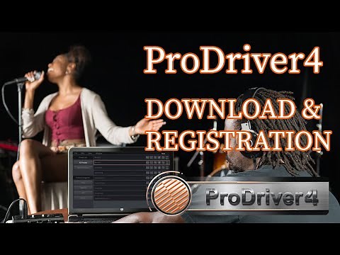 ProDriver4 Registration & Download Tutorial