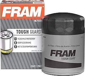 FRAM Tough Guard Replacement Oil Filter TG9999, Designed for Interval Full-Flow Changes Lasting Up to 15K Miles