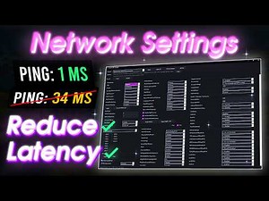 The BEST NETWORK SETTINGS for Gaming (Reduce Latency)