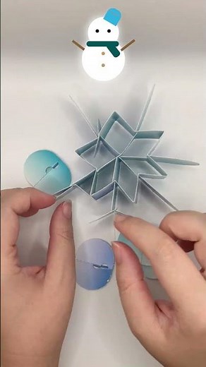 enjoyペーパークラフト～スノーフレークのオーナメント～