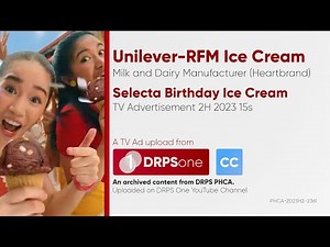 Selecta Birthday Ice Cream TV Ad 2H 2023 15s (Philippines) [CC]