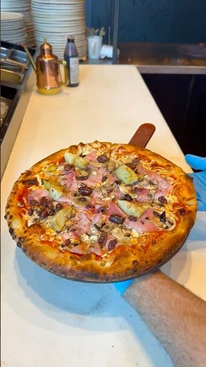 POV: Making a Capricciosa Pizza at 850°F 🔥🍕