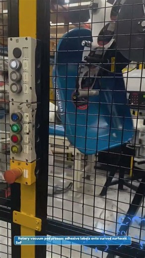 Robotic Labeling Cell Automates Product Sticker Application