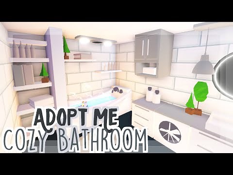 Cozy Neutral Bathroom ~ Adopt Me Speedbuild