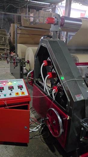 oblique corrugation machine