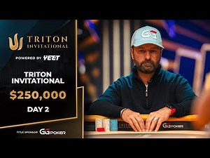 $250K NLH Triton Invitational – Event #5, Day 2 | Triton Poker Series X WSOP Paradise 2025