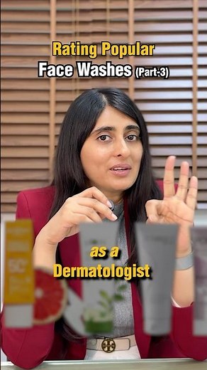 Rating Popular Face Washes as a Dermatologist. #skincare #dermatologisttips