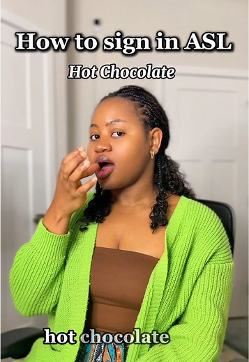 How to Sign 'Hot Chocolate' in ASL