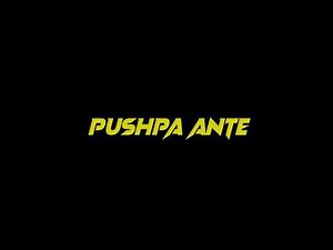 Pushpa Official Trailer | pushpa movie dialogue WhatsApp status | black screen lyrics |WhatsApp