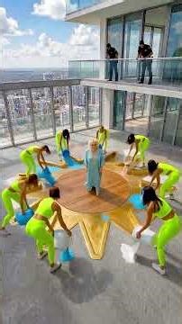 Luxury Sun Pool Transformation on Penthouse Balcony | Satisfying Construction & Ocean Floor Build