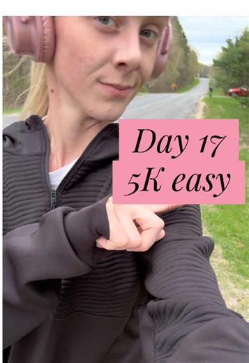 Easy 5K run for today! Less than a week til ultra marathon training starts for my 12 hour race! I’m pretty excited to finish up this semester and have more running time #running #ultramarathon