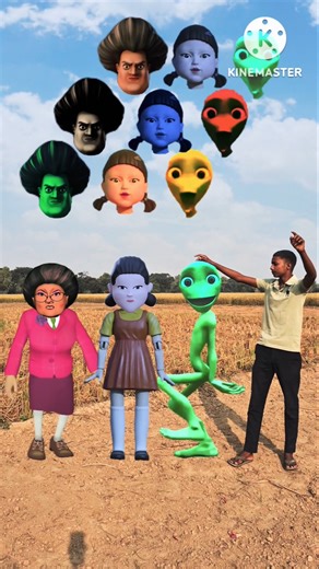 Cute bhabhi dance, scarry teacher 3d, squid girl, vs alien dance vs me, dance magic #viral #shorts