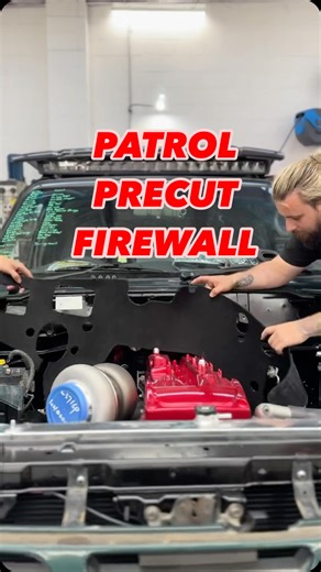 Car Builders | One for you #gupatrol fans! @mackielec.industries installing the #carbuilders Pre-Cut Firewall Insulation Pad – Nissan GU #Patrol $120 🤌... | Instagram