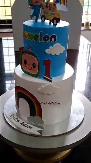 How to decorate CoComelon theme cake/CoComelon theme cake/Wheels on the bus/#cocomelonthemecake