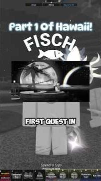 How To Get and Do Part 1 Of The Simon/Hawaii Quest in Fisch #fisch #fischroblox #roblox