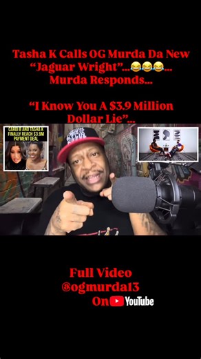 Maurice Stephens on Instagram: "Tasha K Calls OG Murda Da New “Jaguar Wright”…😂😂😂… Murda Responds… “I Know You A $3.9 Million Dollar Lie”… #lie #lies #liar #truth"