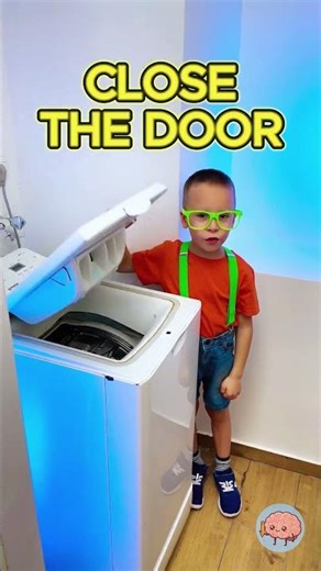 🧺 Let’s Start the Washing Machine! So Fun and Easy! 💦✨