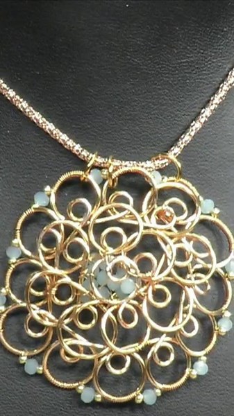 ¡Haz tu propio collar de filigrana fácil y elegante! DIY