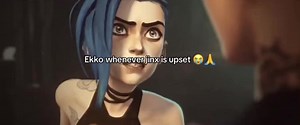 Ekko's Comforting Moments with Jinx in Arcane
