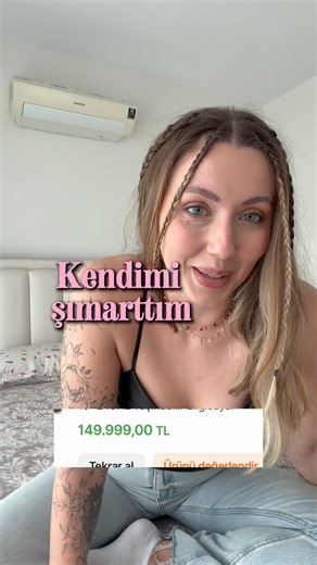 Anya Kurtini | Kasımı bekleyip aldığım en pahalı şey, indirim kovaladım. Üstüne taksit var, zaten böyle büyük şeyleri ben hep max taksit yapamaya... | Instagram