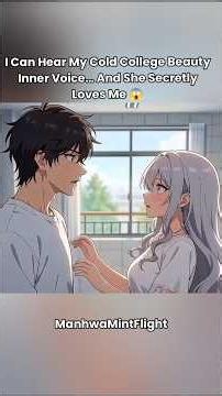 Main Cold College Beauty Ki Inner Voice Sun Sakta Hoon… Woh Mujhse Pyar Karti Hai 😱❤️#shorts #manhwa