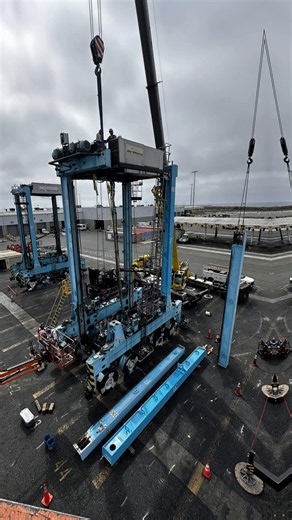 Leg Day Workout for Mechanics: Port of Los Angeles Straddle Carrier Crew