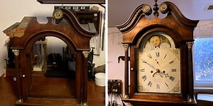 Restoring a 200-year-old grandfather clock