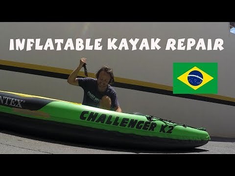 How to repair Intex challenger k2 inflatable kayak