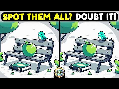 🐢🧩 Find The Difference | Puzzle Genius Challenge 🧩🐢 | Quizonaut Turtle