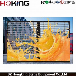[Hot Item] Hot Sale P5.2 Transparent Window Glass Advertising LED Screen