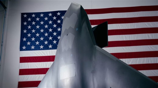 RAW VIDEO: Groundbreaking fighter drone driven by AI needs no runway to launch air strikes