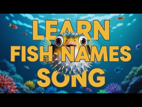 The Colorful Fish Kids Song | Fun Ocean Nursery Rhyme for Children Learning