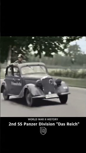 2. SS Panzer Division Das Reich of the Waffen-SS of Nazi Germany during World War II #ww2 #panzer