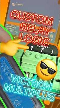 Victron MultiPlus Trick: Smart Power Control with ACOut-2 Relay!