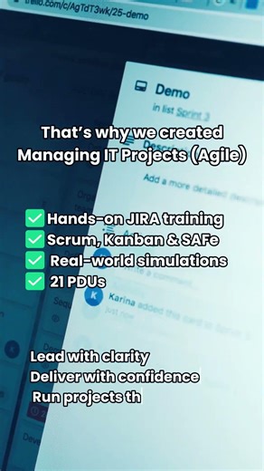 Managing IT Projects (Agile) Workshop #shorts