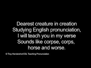 The Chaos Poem with an American Male Voice with Lyrics or Text