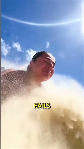 Worst decision ever sliding down this sand dune 😂 | Ep 21 #fails #funnymoments #viral