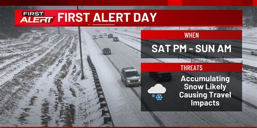 FIRST ALERT: Snow and travel impacts overnight
