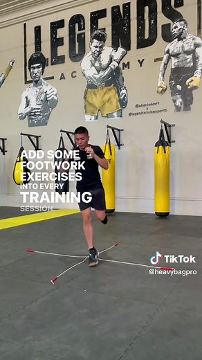 3 tips to becoming a better boxer: 1) Do footwork exercises, 2) Grind your combos on the punching bag with the Heavy Bag Pro app, 3) Never miss a training session. #boxing #boxingtips #fitness #fighter