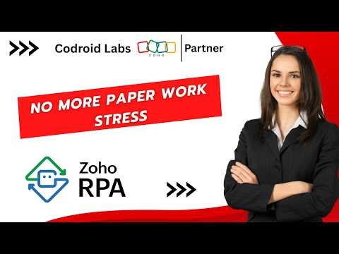 Introducing Intelligent Document Processing (IDP) in Zoho RPA | Automate Data Extraction