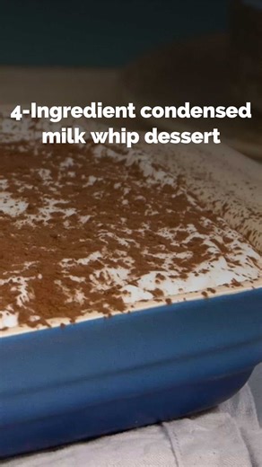Anything with choc ripple biscuits and condensed milk is already a winner and this 4-ingredient whip dessert makes it so easy! All you have to do is whip, layer and chill. 15 minutes of prep and you have a light, creamy no-fuss treat. If you'd like this recipe, Google 'BestRecipes 4-Ingredient condensed milk whip dessert'. #ripplecake #rippledessert #chocripplebiscuits #whipdessert | Best Recipes