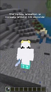 How to riptide in bedrock