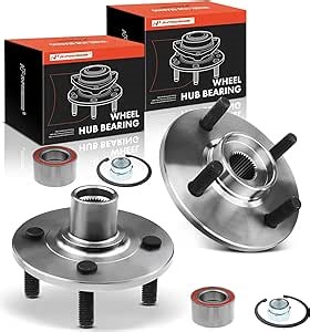 A-Premium 2 x Front Wheel Bearing and Wheel Hub Kit with 4-Lug Compatible with Saturn - 1994-2002 - SC1 SC2 SL SL1 SL2 SW1 SW2
