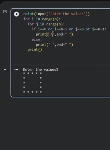 Hollow Square Star Pattern in Python | Nested Loops Practice @LearnByparam