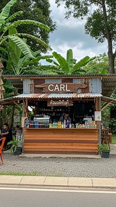 Rustic coffee shop design 🤎✨🌴 | Carl