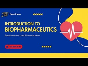 Introduction to Biopharmaceutics and Pharmacokinetics : Key Concepts Simplified. #Biopharmaceutics